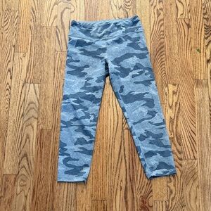 Athleta Girl gray Camo Print Kids Leggings